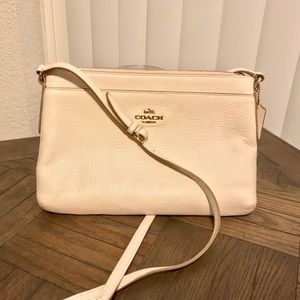 White Coach Crossbody Bag